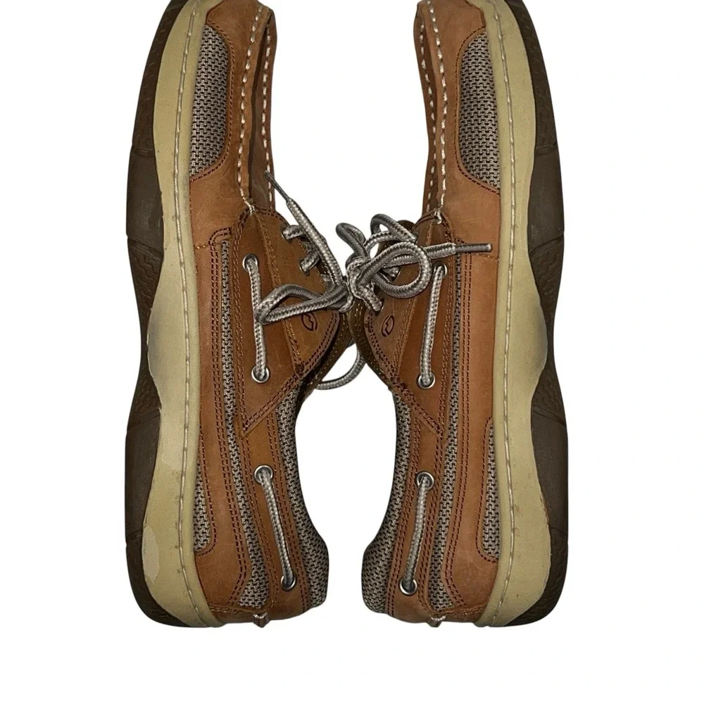 Magellan Outdoors Laguna Madre Leather Boat Shoe Style Shoes Men's Size 9D Tan
